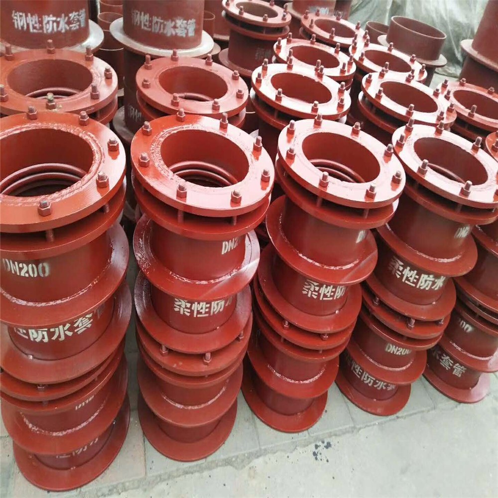 柔性防水套管管道試壓前管段兩端要封以試壓堵板